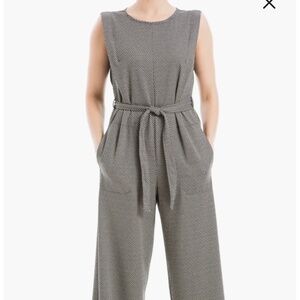 Max Studio Sleeveless Tie Front Jumpsuit